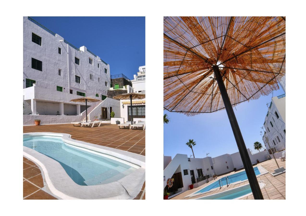 プエルト・デル・カルメン Sea Waves Lanzarote 500M From Playa Grande Big Terrace And Poolヴィラ エクステリア 写真