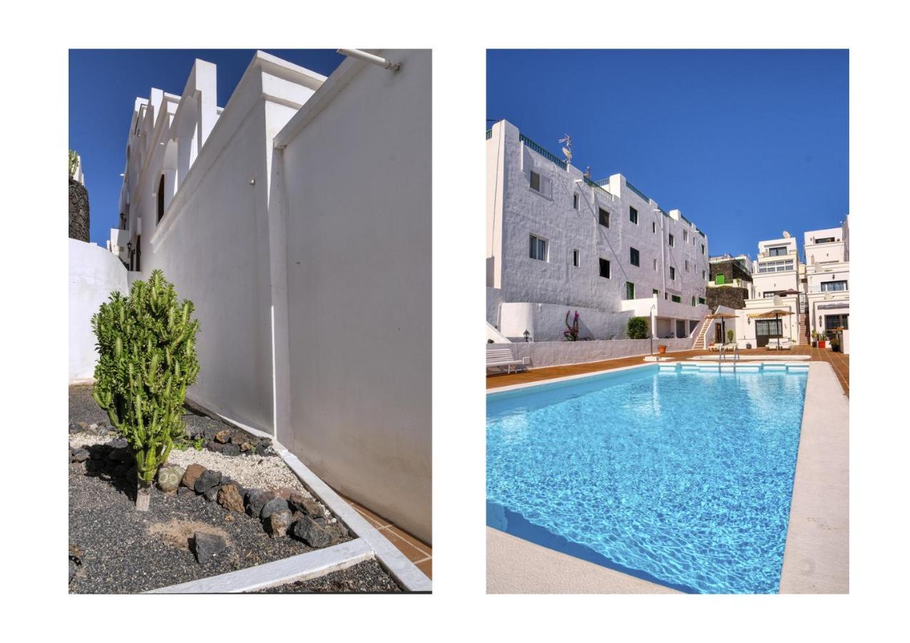 プエルト・デル・カルメン Sea Waves Lanzarote 500M From Playa Grande Big Terrace And Poolヴィラ エクステリア 写真